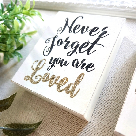 Decor - 2 signs bundle set of word encouragement love & gratitude - Picture 9 of 9
